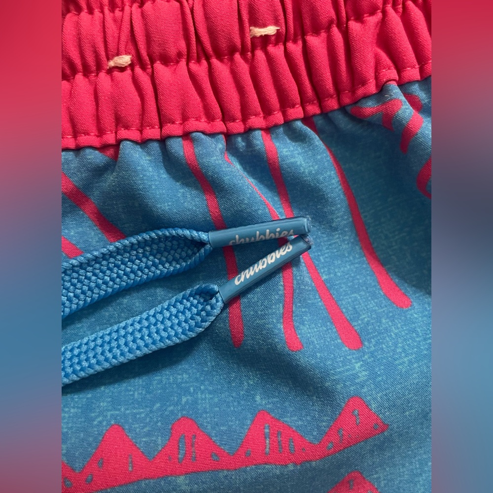 Chubbies Swim Trunks Shorts Men’s Large 5.5" Lined Beach Swim Pool Colorful - Picture 8 of 8